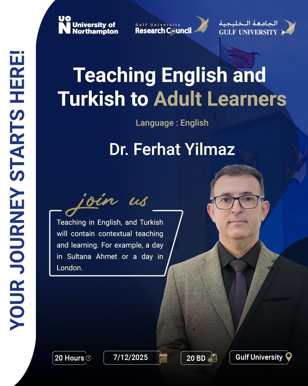 Teaching English and Turkish to Adult Learners